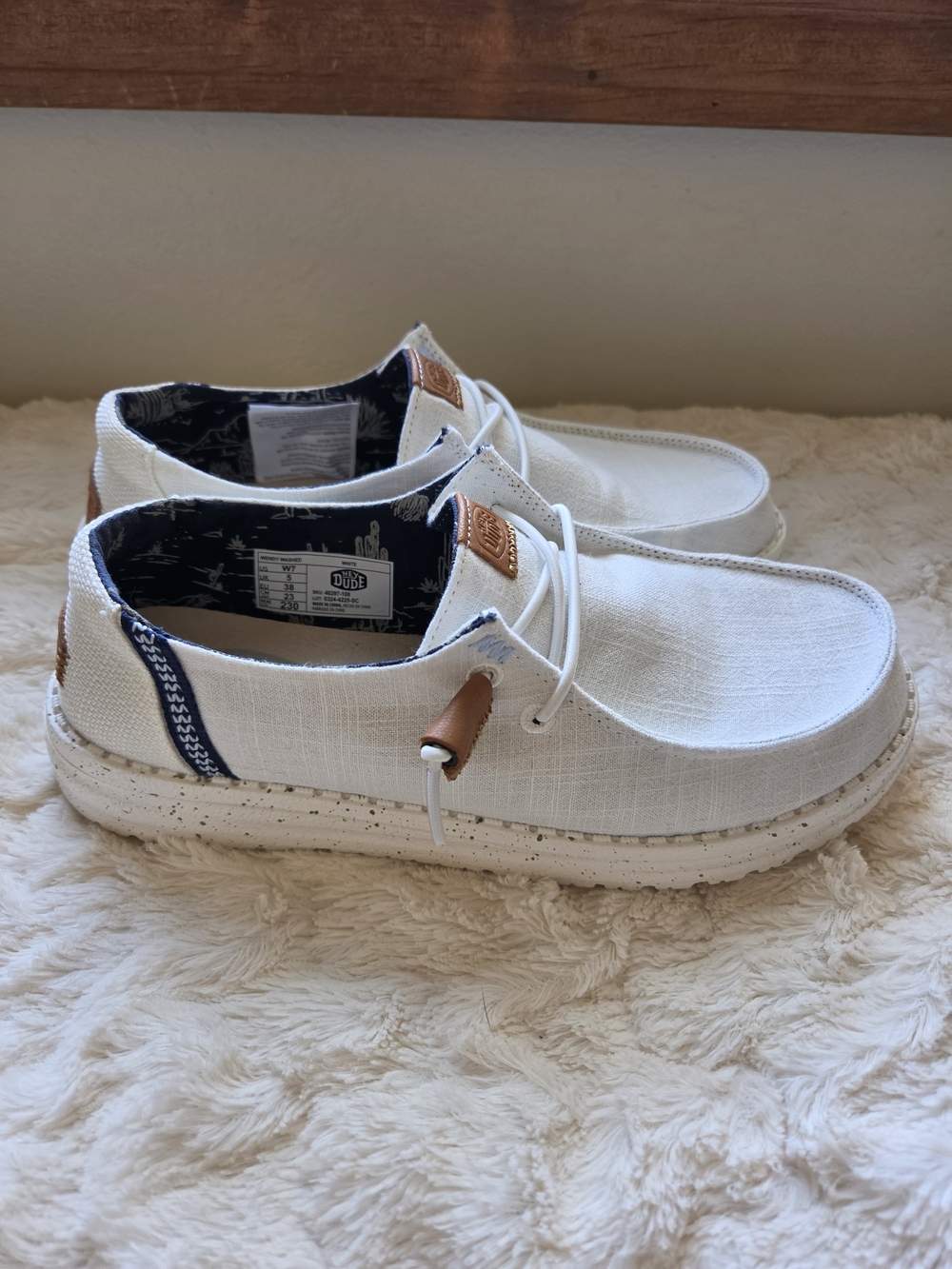 Hey Dude Wendy Linen Casual Slip-On Shoes